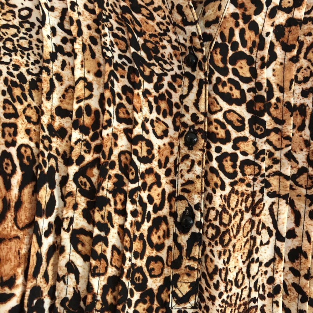 Nanette Lepore Sleeveless Leopard Midi Dress - Picture 3 of 8